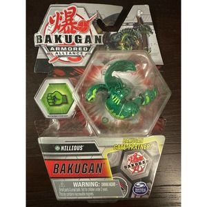 Bakugan Battle Planet Armored Alliance NILLIOUS Gate Trader Training Card NEW!